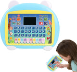 Learning Tablet for Kids | Multifunctional Learning Pad with LED Screen - Educational Toy, Learn Alphabet, Numbers, Word, Music, Math - Early Development Electronic Activity Game