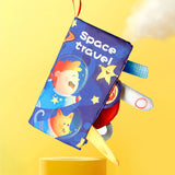 Baby Books Toys, Touch and Feel Crinkle Cloth Books for Babies, Infants & Toddler, Early Development Interactive Car & Stroller Soft Toys Gifts for Boys & Girls -1 Book