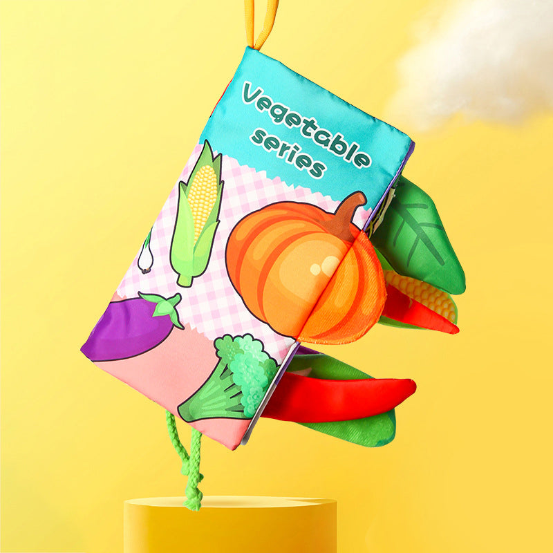 Baby Books Toys, Touch and Feel Crinkle Cloth Books for Babies, Infants & Toddler, Early Development Interactive Car & Stroller Soft Toys Gifts for Boys & Girls -1 Book
