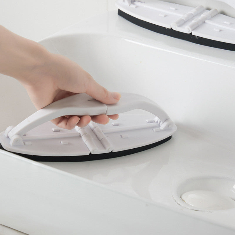 Kitchen Cleaning Brush Tool Easy To Foam Cleaning Brush Sponge Pot Foldable Range Hood Washing Brush Cooktop With Handle