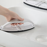 Kitchen Cleaning Brush Tool Easy To Foam Cleaning Brush Sponge Pot Foldable Range Hood Washing Brush Cooktop With Handle