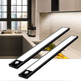 Under Counter Lights for Kitchen Motion Sensor, Under Cabinet Light for Kitchen, Dimmable Rechargeable 82 LED Motion Sensor Night Light for Bedroom,Wardrobe