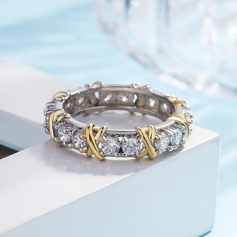 S925 Silver Cross Cross Ring design advanced