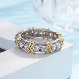 S925 Silver Cross Cross Ring design advanced