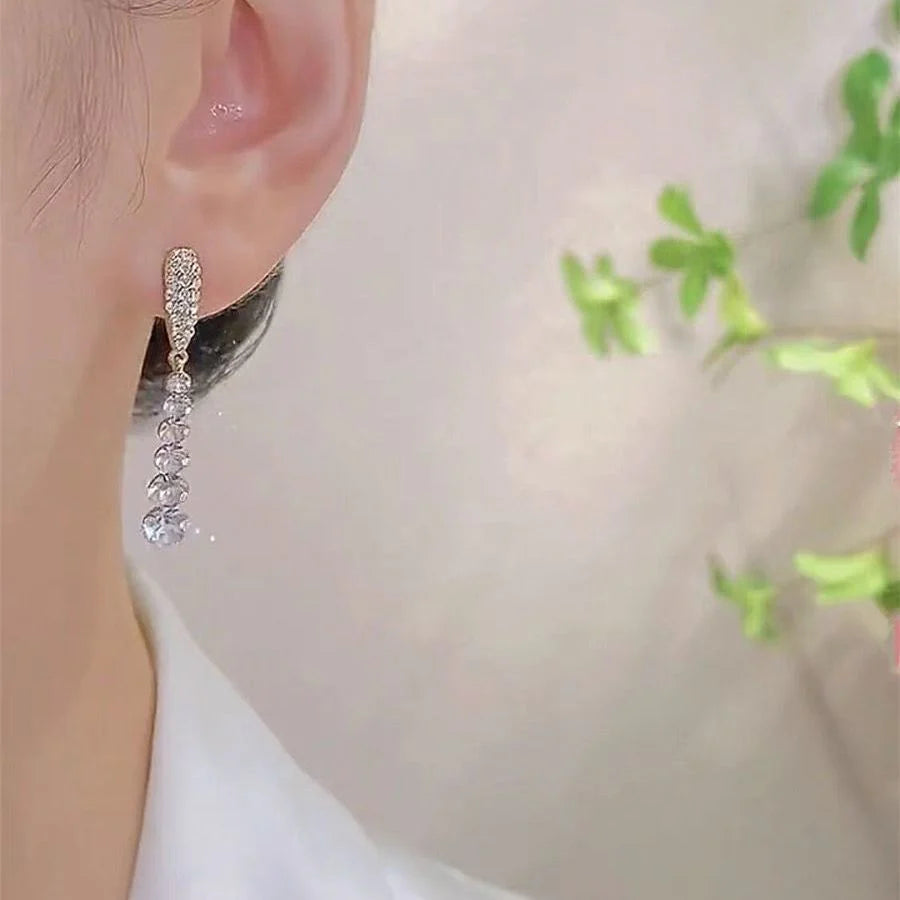 Water Drop Drop Earrings Party Wedding Drop Earrings Women