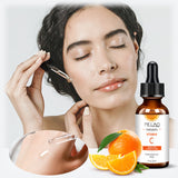 Vitamin C Serum for Face & Eye Area, Anti Aging Serum with Hyaluronic Acid, Vitamin E, Organic Aloe Vera and Jojoba Oil, Hydrating & Brightening Serum for Dark Spots, Fine Lines and Wrinkles, 1 fl oz