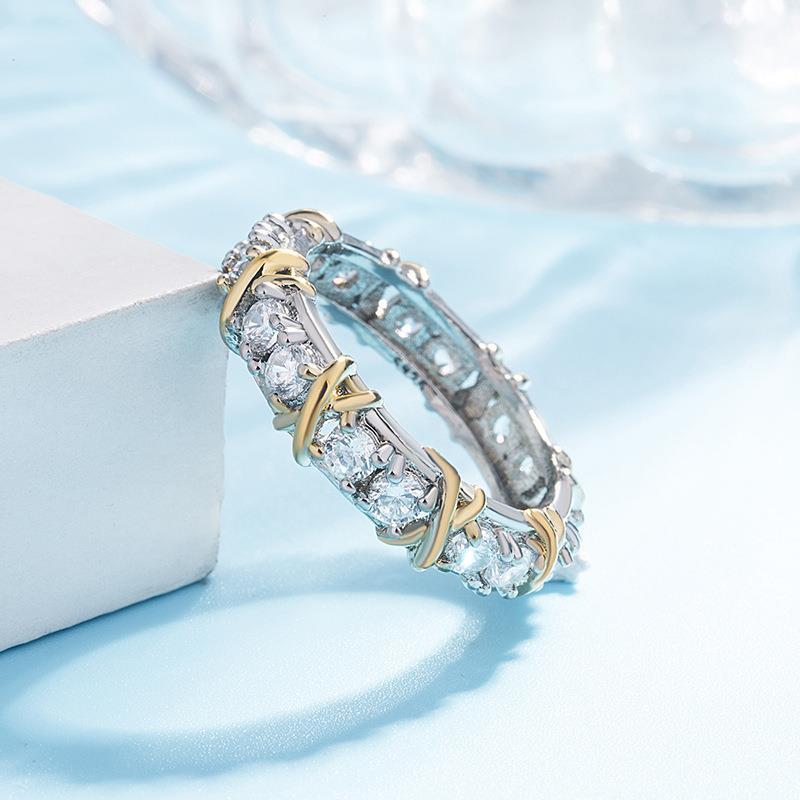 S925 Silver Cross Cross Ring design advanced