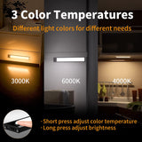 Under Counter Lights for Kitchen Motion Sensor, Under Cabinet Light for Kitchen, Dimmable Rechargeable 82 LED Motion Sensor Night Light for Bedroom,Wardrobe