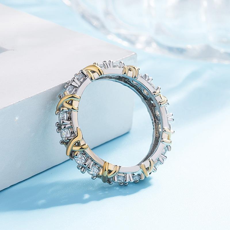 S925 Silver Cross Cross Ring design advanced