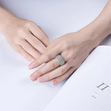 S925 Bling ring set made with Infinite Elements Zirconia