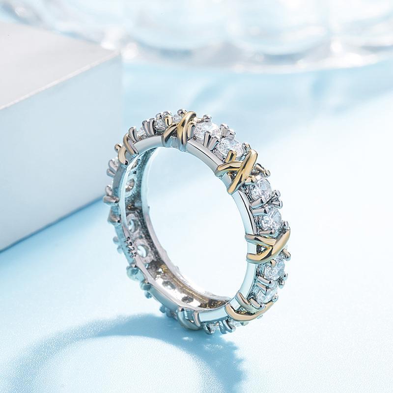 S925 Silver Cross Cross Ring design advanced