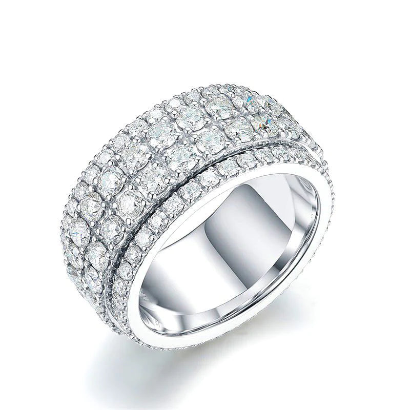 S925 Bling ring set made with Infinite Elements Zirconia