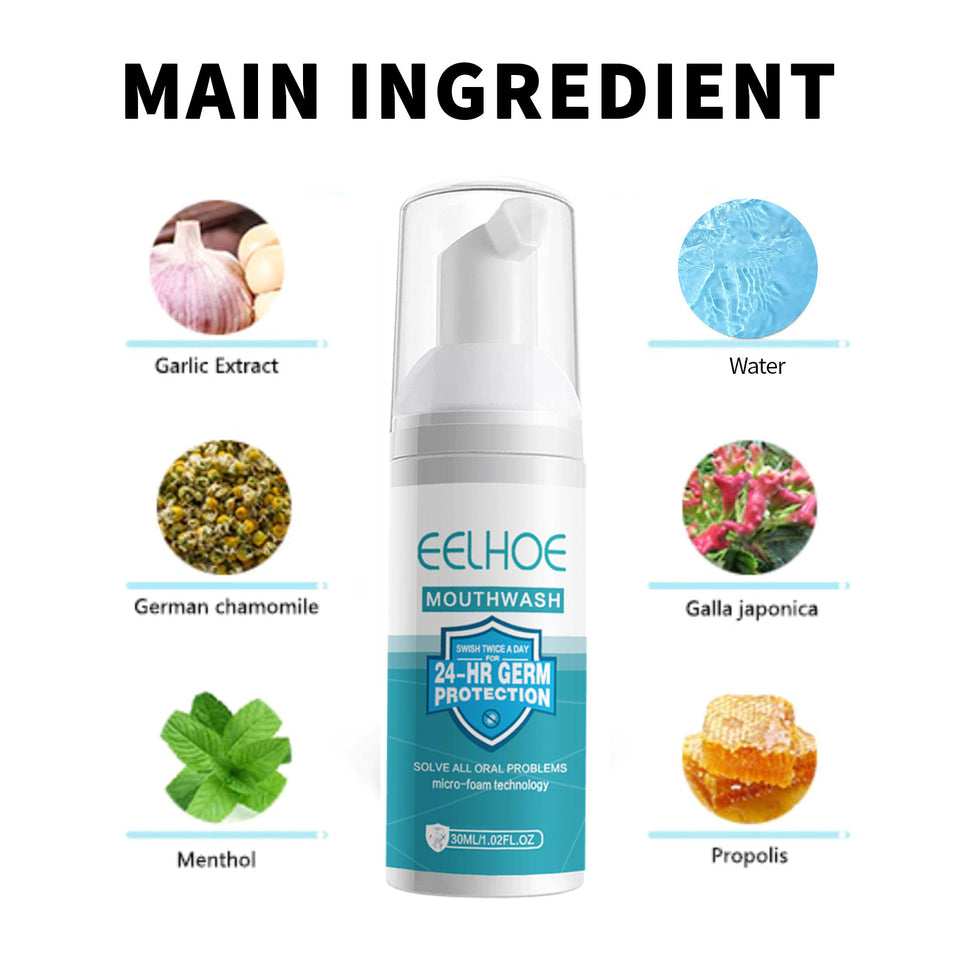 Tooth Cleansing Mousse Press Clean Teeth, Remove Yellow Teeth, Smoke Stains, Prevent Cavity, and Fresh Breath
