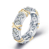 S925 Silver Cross Cross Ring design advanced