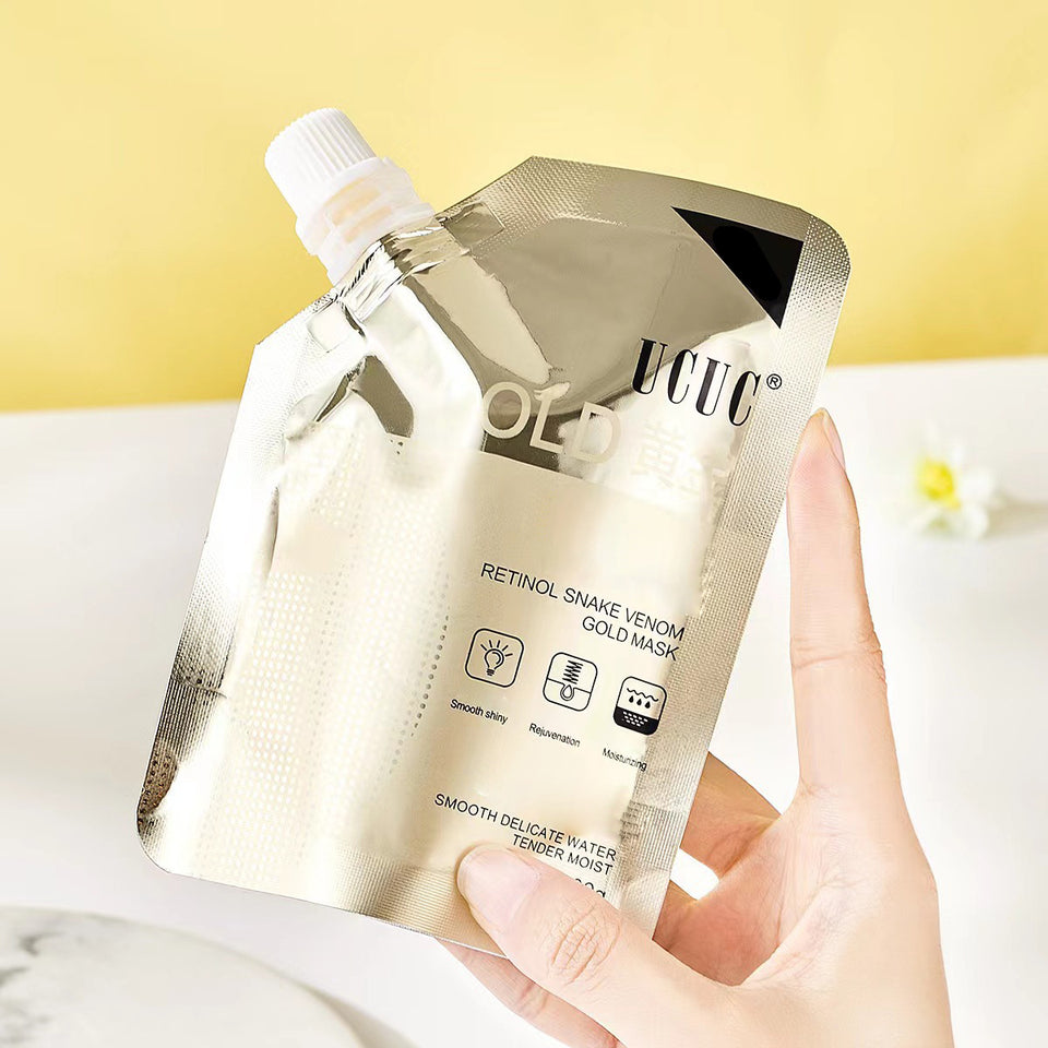 Retinol Snake Venom Peptide Gold Mask Moisturizing Skin Care Clear Moisturizing Anti-aging Oil Control Mask Skincare