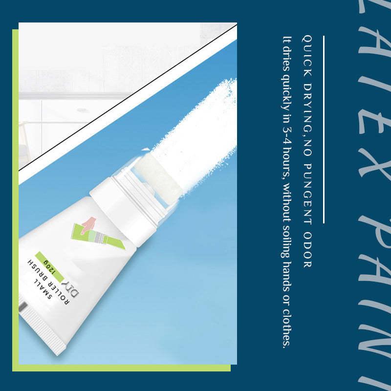 Small Rolling Brush Wall Latex Paint Wall Mending Agent Wall Repair Cream With Scraper Paint Valid Mouldproof Quick-Drying Patch