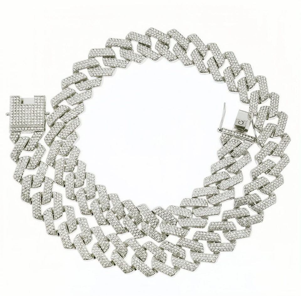 Mens Cuban Diamond Chain