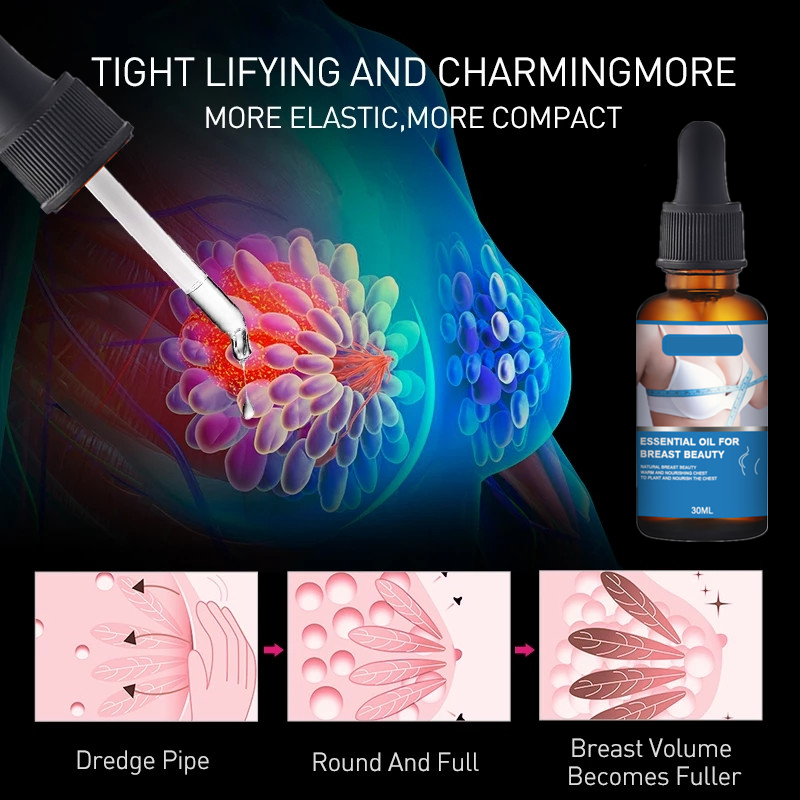 Breast Enlargement Essential Oil Lifting Frming Sexy Body Massager Oils Bust Increase Elasticity Enhancer Breast Women Skin Care
