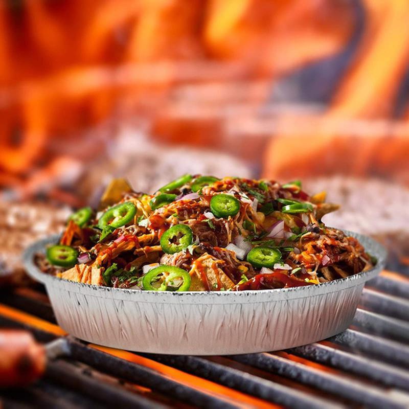 Oil-Proof Aluminum Foil Tin Box Air Fryer Disposable Paper Liner Non-Stick Steaming Basket Kitchen Tool BBQ Drip Pan Tray