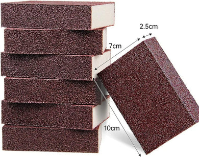 Carborundum Sponges Nano Magic Emery Cleaning Sponge Rust Sponge for Pots and Pans Rust Remover Carborundum Nano Sponge (10 Pack)