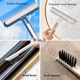 Multi-Functional Shower Squeegee, Household Cleaning Tools, Mirror Wiper, Glass Window Cleaner Squeegee, Apply to Tiles, Shower Doors, Bathroom, Mirrors, and Car Windows, Glass Doors