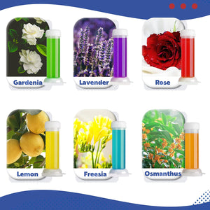 Toilet Gel Stamp, 1Pcs/12 Count Flower Fragrance Bathroom Deodorizer Bowl Cleaner Toilet Refills