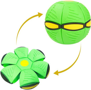 UFO Magic Ball,Portable Glowing Flying Toys Creative Fly Saucer Stomp Magic Balls,Decompression Flying Flat Throw Disc Balls Toy for Childrens Outdoor Sports Kids Gift