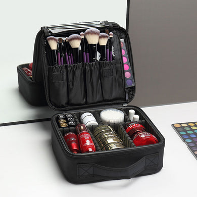 Medium Makeup Bag Portable Travel Cosmetic Bags for Women Small Zipper Pouch Make Up Organizer Waterproof