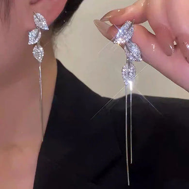 Leaves lady wedding earrings jewelry gift