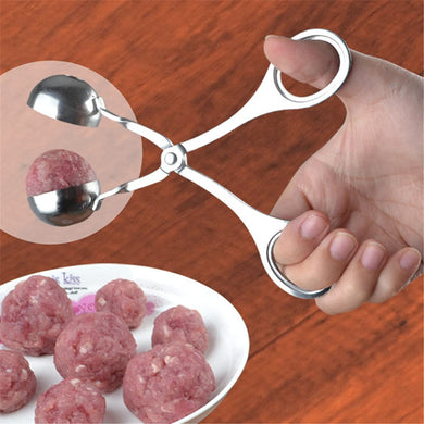 Kitchen Convenient Meatball Maker Stainless Steel Stuffed Meatball Clip DIY Fish Meat Rice Ball Maker Meatball Mold Tools`