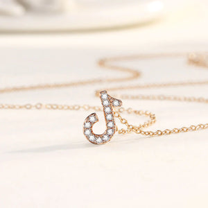 S925 sterling silver musical note necklace