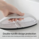 Kitchen Cleaning Brush Tool Easy To Foam Cleaning Brush Sponge Pot Foldable Range Hood Washing Brush Cooktop With Handle
