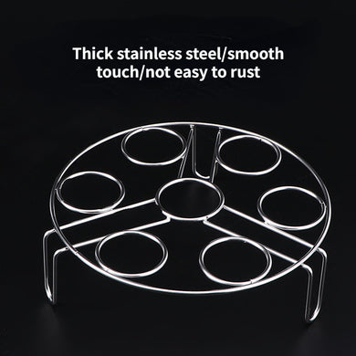 Thickened Stainless Steel Steaming Rack Kitchen Cookware Steamer Eggs Rack Cooking Steaming Stand Rack Kitchen Heating Supplies