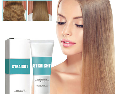 60ml Keratin Protein Correcting Hair Straightening Cream Replenish Hair Nutrition And Moisture Hair Easily Soften Hair Care