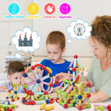 Magnetic Balls and Rods Set Building Blocks Magnet Toys for Kids,STEM Construction Toys for Boys and Girls,Magnetic Sticks Blocks 3D Puzzle Toy Gifts for Toddlers