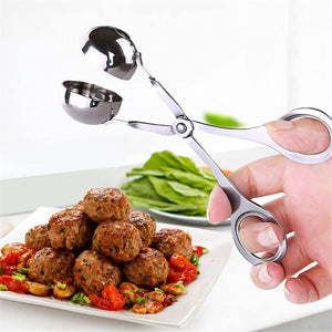 Kitchen Convenient Meatball Maker Stainless Steel Stuffed Meatball Clip DIY Fish Meat Rice Ball Maker Meatball Mold Tools`