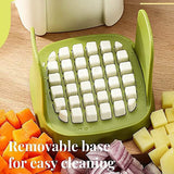 Multifunctional Vegetable Chopper Dicing & Slitting, Veggie Chopper Dicer With Container, New Hand Pressure Cucumber Carrot Potato Onion Chopper Dicer Slicer Cutter Tool