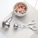 Kitchen Convenient Meatball Maker Stainless Steel Stuffed Meatball Clip DIY Fish Meat Rice Ball Maker Meatball Mold Tools`