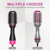 Hair Dryer Hot Air Brush Styler and Volumizer Hair Straightener Curler Comb Roller One Step Electric Ion Blow Dryer Brush