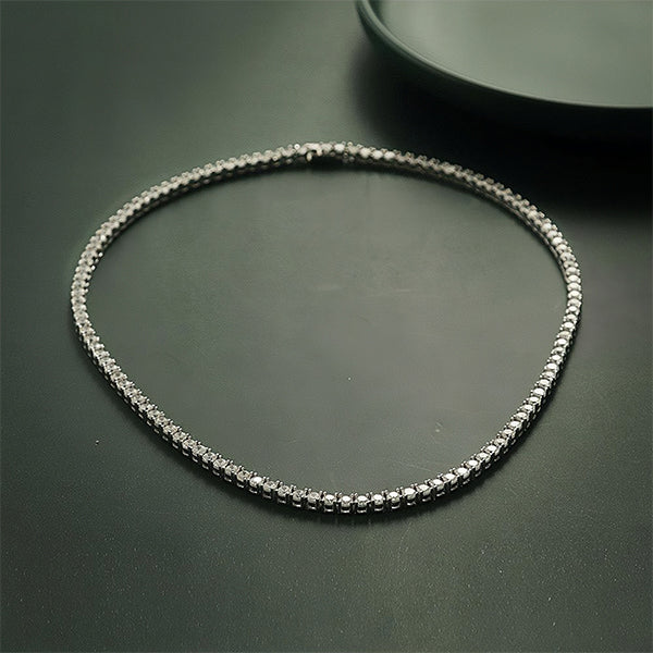 S925 Silver Plaed Chains for zircon Necklaces