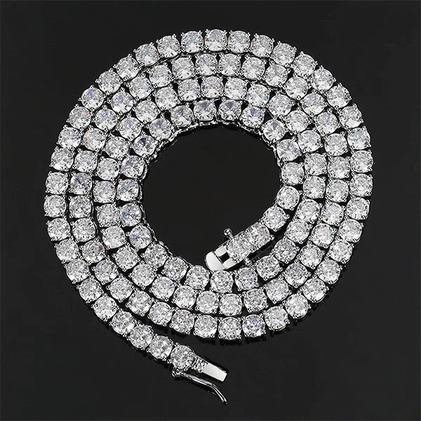 S925 Silver Plaed Chains for zircon Necklaces