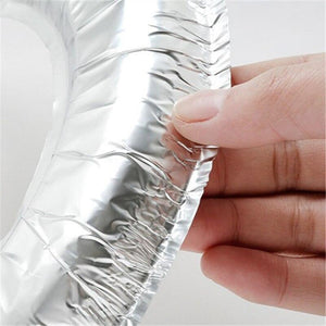 Kitchen Oil Proof Waterproof Aluminum Foil Tin Paper Resistant To High Temperature Gas Cover Disposable Cleaning Pad