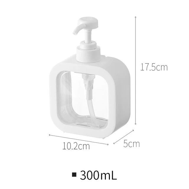 3pcs Refillable Shampoo And Conditioner Pump Bottle, Bathroom Shower  Shampoo Dispenser, Empty White Plastic Shampoo Bottles