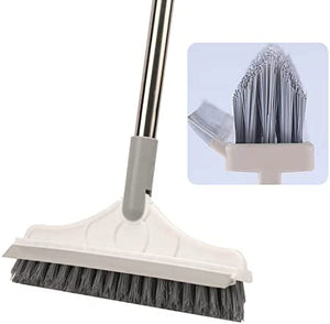 Scrub Brush with Long Handle Grout Cleaner & Small Cleaning Brush Set  for Patio